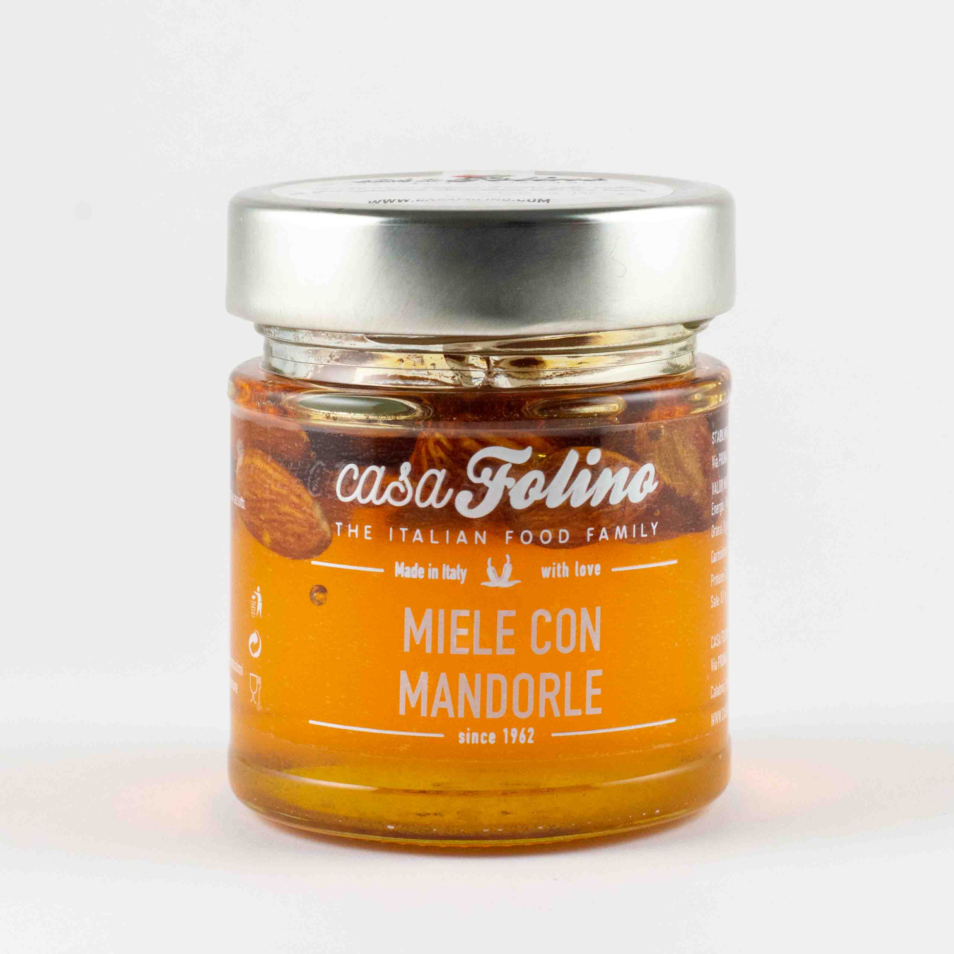 Miele Millefiori con Mandorle 250gr - Casafolino.com