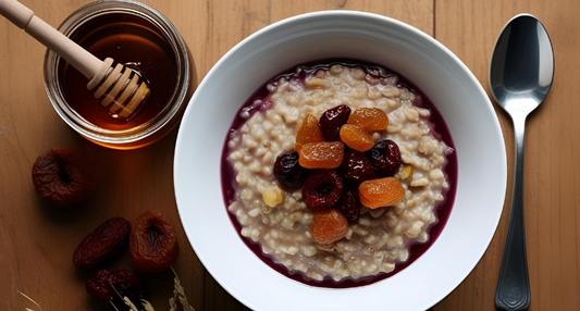 Porridge con Frutta Secca e Miele