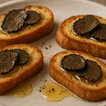 Crostini al Tartufo con Miele
