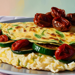 Frittata di Riso con Zucchine e Pomodori