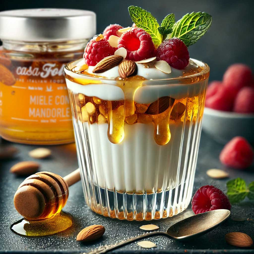 Parfait di yogurt con miele alle mandorle - Casafolino.com