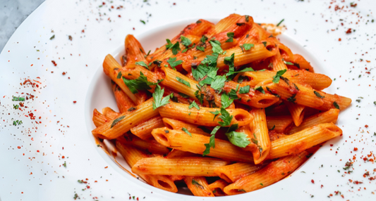 Pasta Piccante con Miele