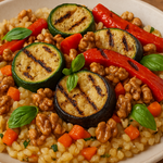 Risotto con Verdure e Noci