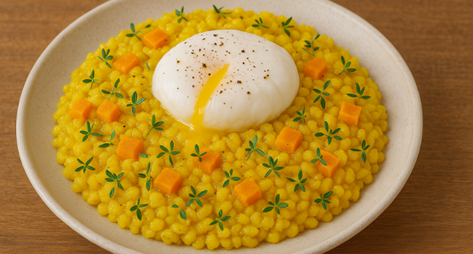 risotto-curcuma-uova-verdure
