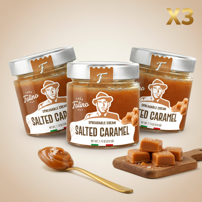 Box Creme Spalmabili al Caramello Salato X3