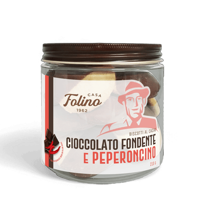 Biscotti Cioccolato Fondente E Peperoncino 210 gr