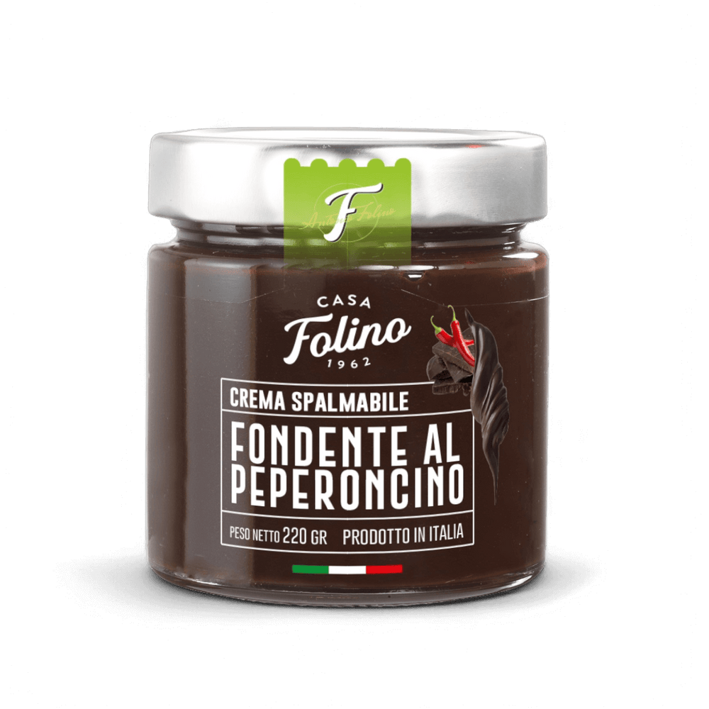 Crema Spalmabile al Cioccolato Fondente e peperoncino