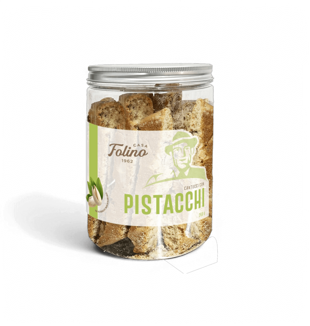 Cantucci Con Pistacchi 260 gr