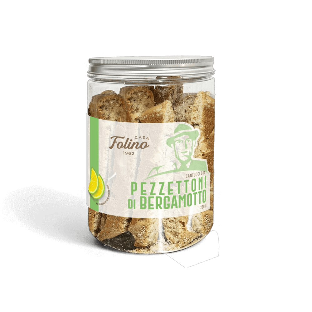 Cantucci Con Pezzettoni Di Bergamotto 260 gr