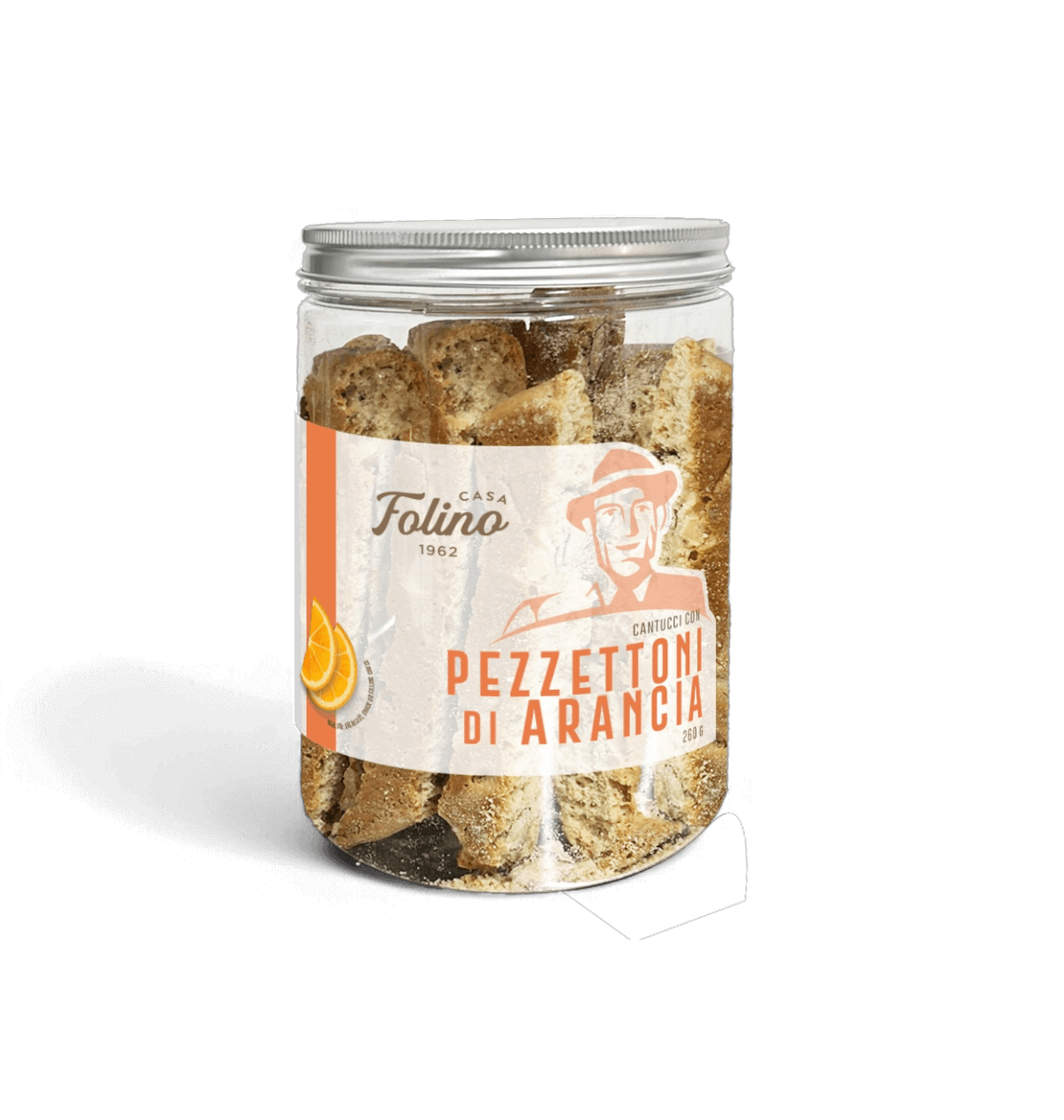 Cantucci Con Pezzettoni Di Arancia 260 gr