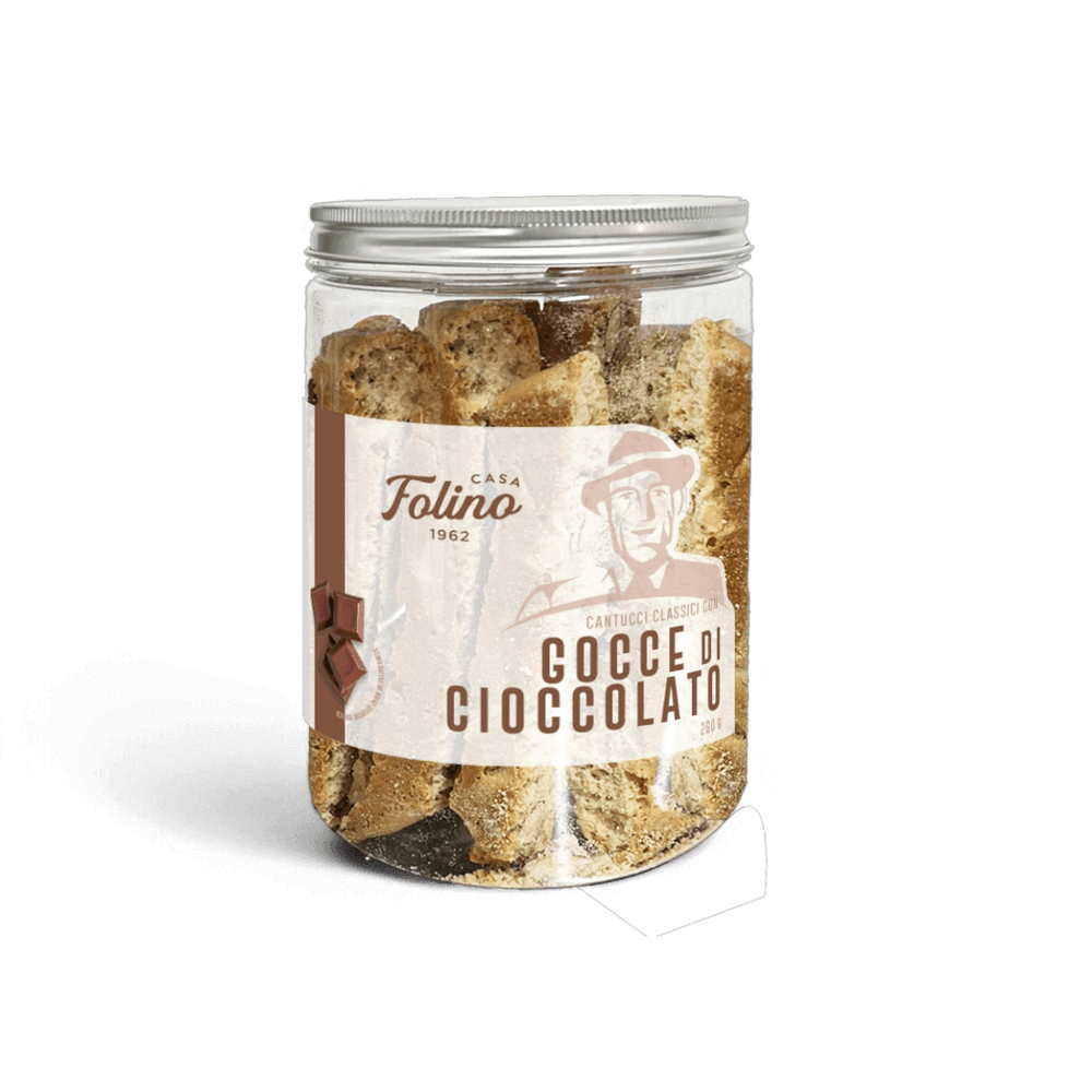 Cantucci Classici Con Gocce Di Cioccolato 260 gr