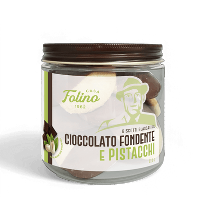 Biscotti Al Cioccolato Fondente E Pistacchio 210 gr