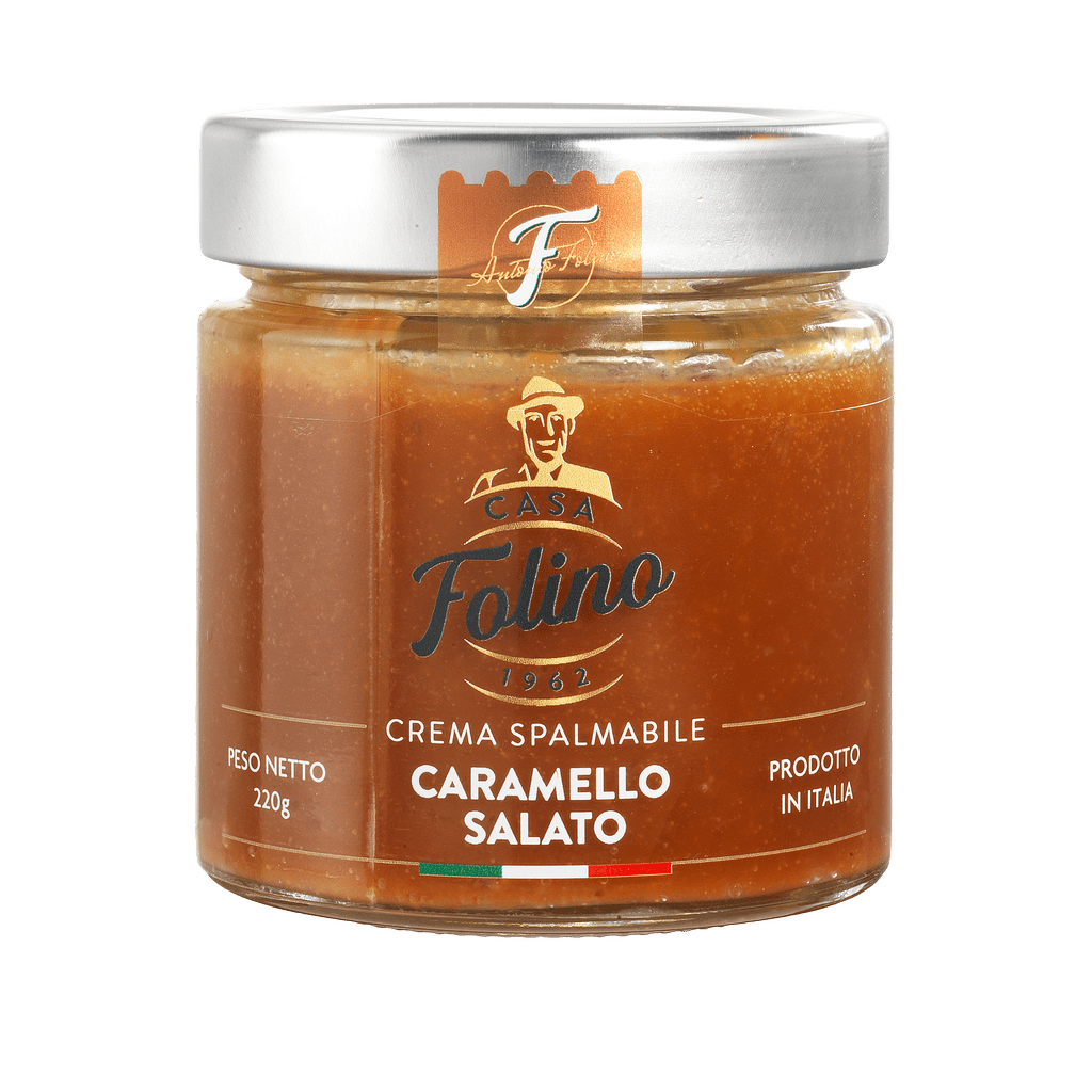 Crema Spalmabile al Caramello Salato 220gr - Casafolino.com