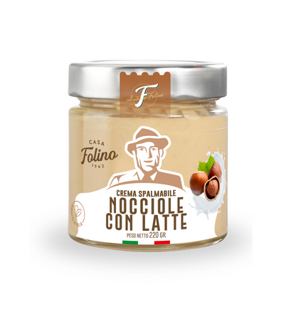 Crema Spalmabile alle Nocciole con Latte  220gr
