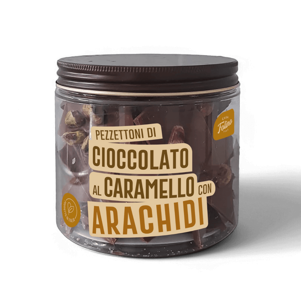 Cioccolato al Caramello a Pezzettoni con Arachidi