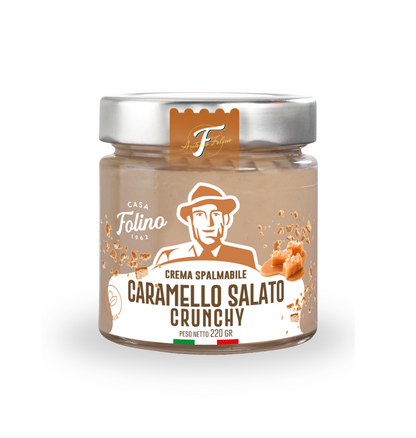 Crema Spalmabile al Caramello Salato Crunchy 220gr