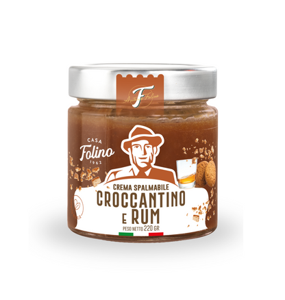 Crema Spalmabile Al Croccantino E Rum 220gr