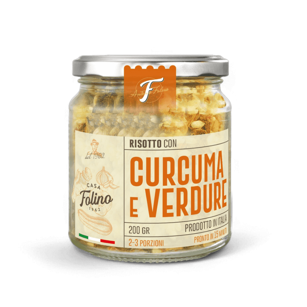 Risotto Pronto Con Curcuma E Verdure 200 gr