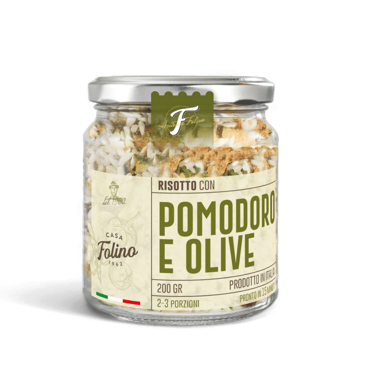 Risotto with tomato and olives 200 gr – Casafolino.com