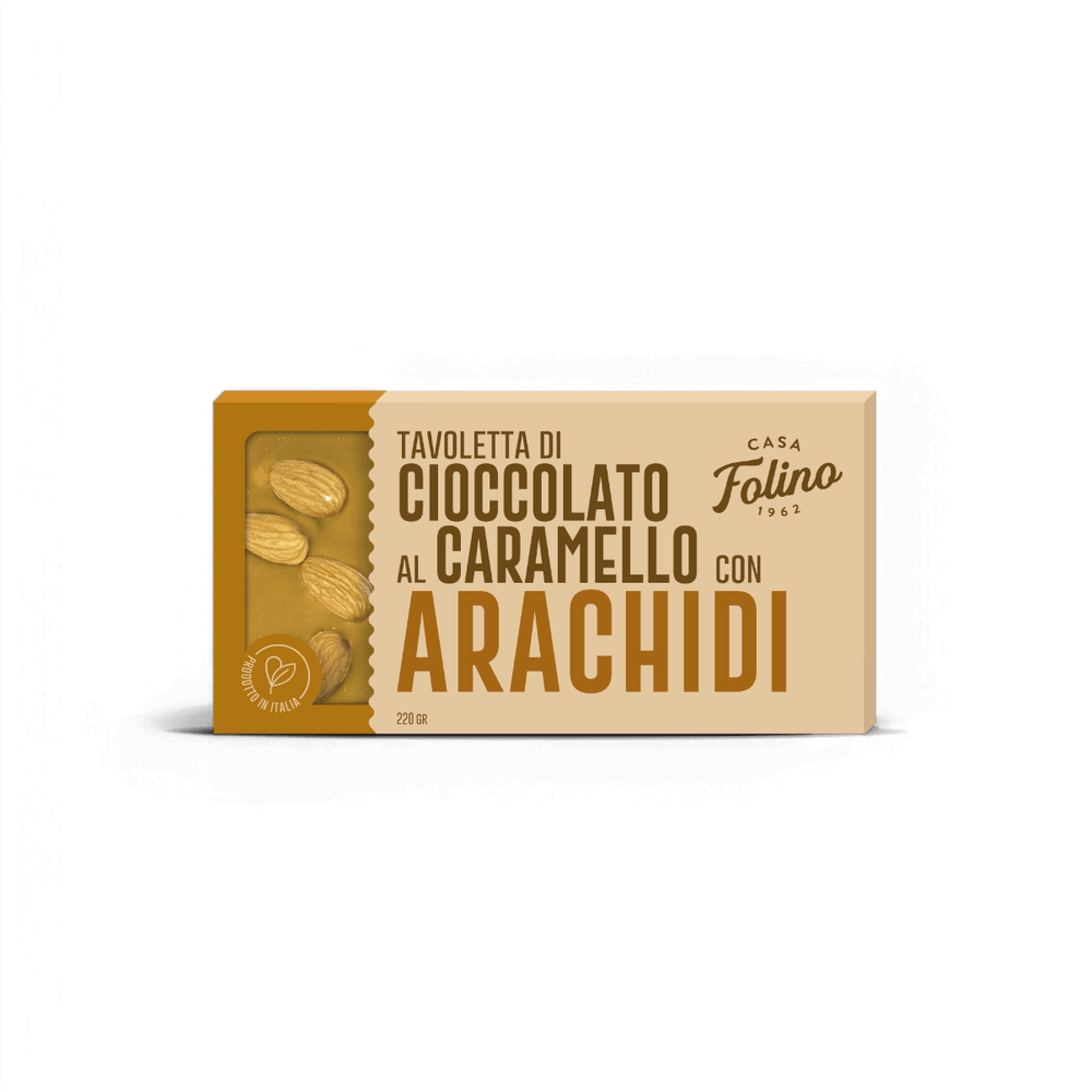 Tavoletta di Cioccolato al Caramello con Arachidi