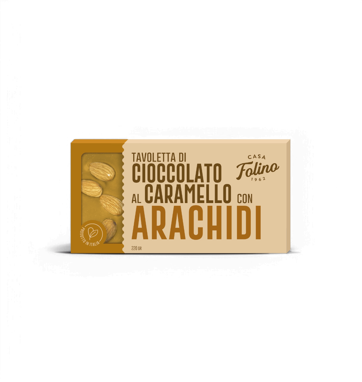 Tavoletta di Cioccolato al Caramello con Arachidi