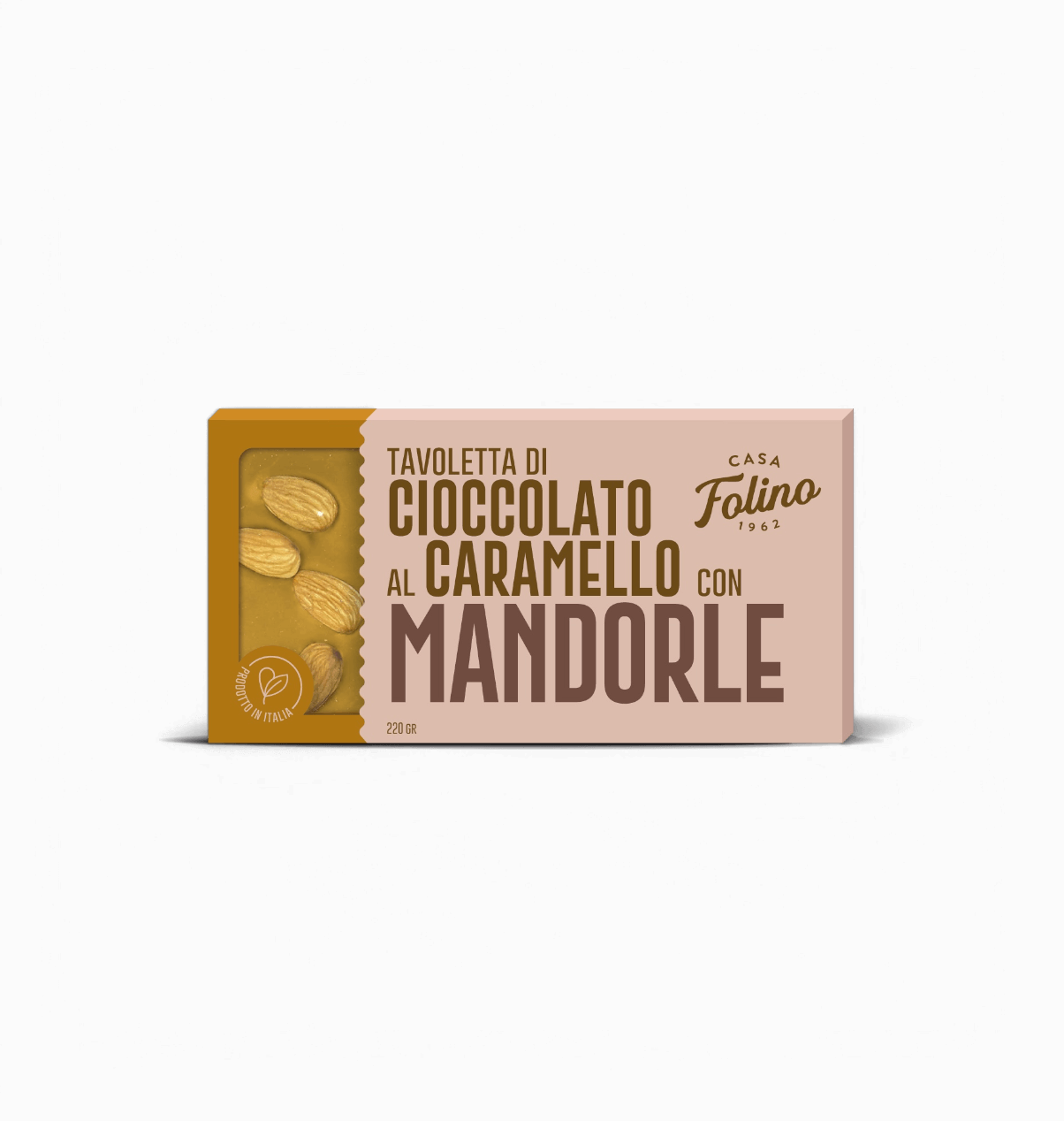 Tavoletta di Cioccolato al Caramello con Mandorle