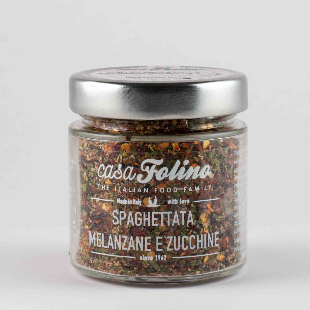 Condipasta Melanzane e Zucchine in vaso 80 g - Casafolino.com