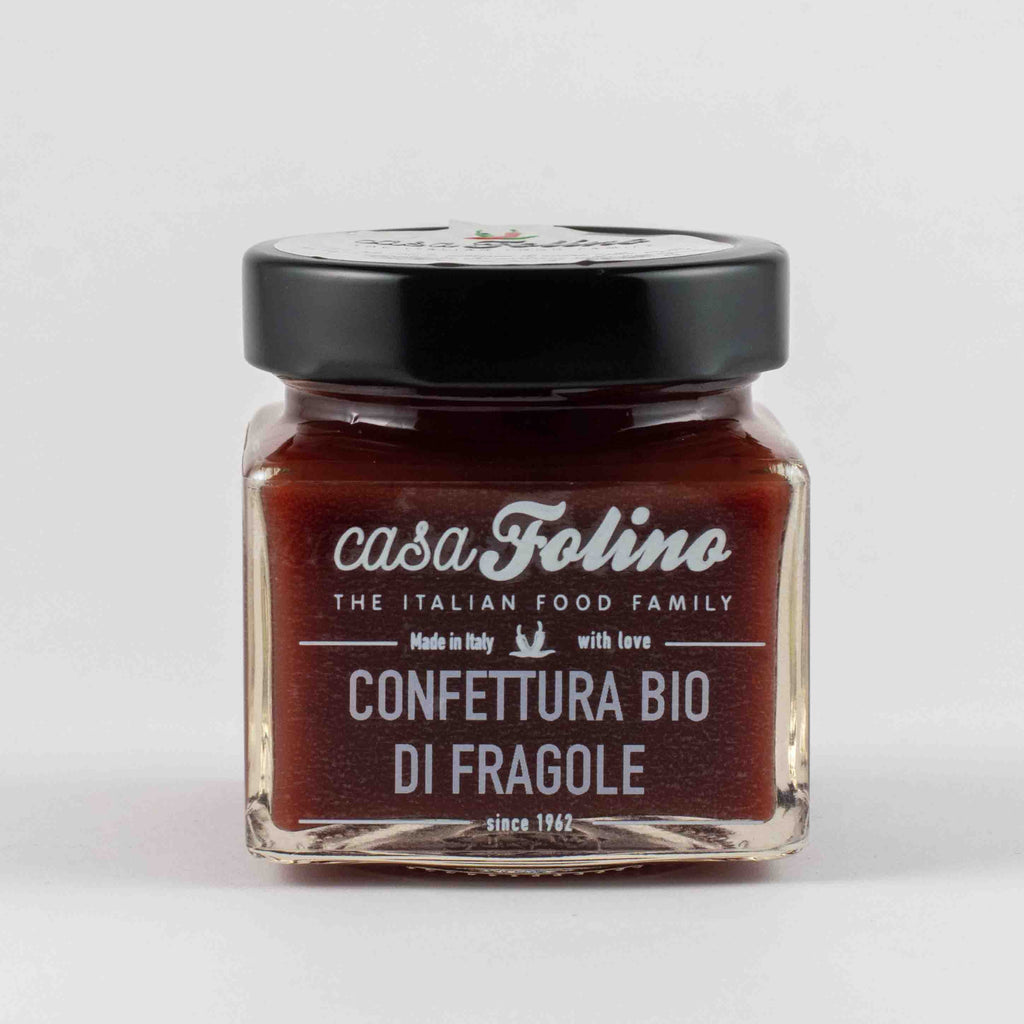 Confettura Bio di Fragola 220gr - Casafolino.com