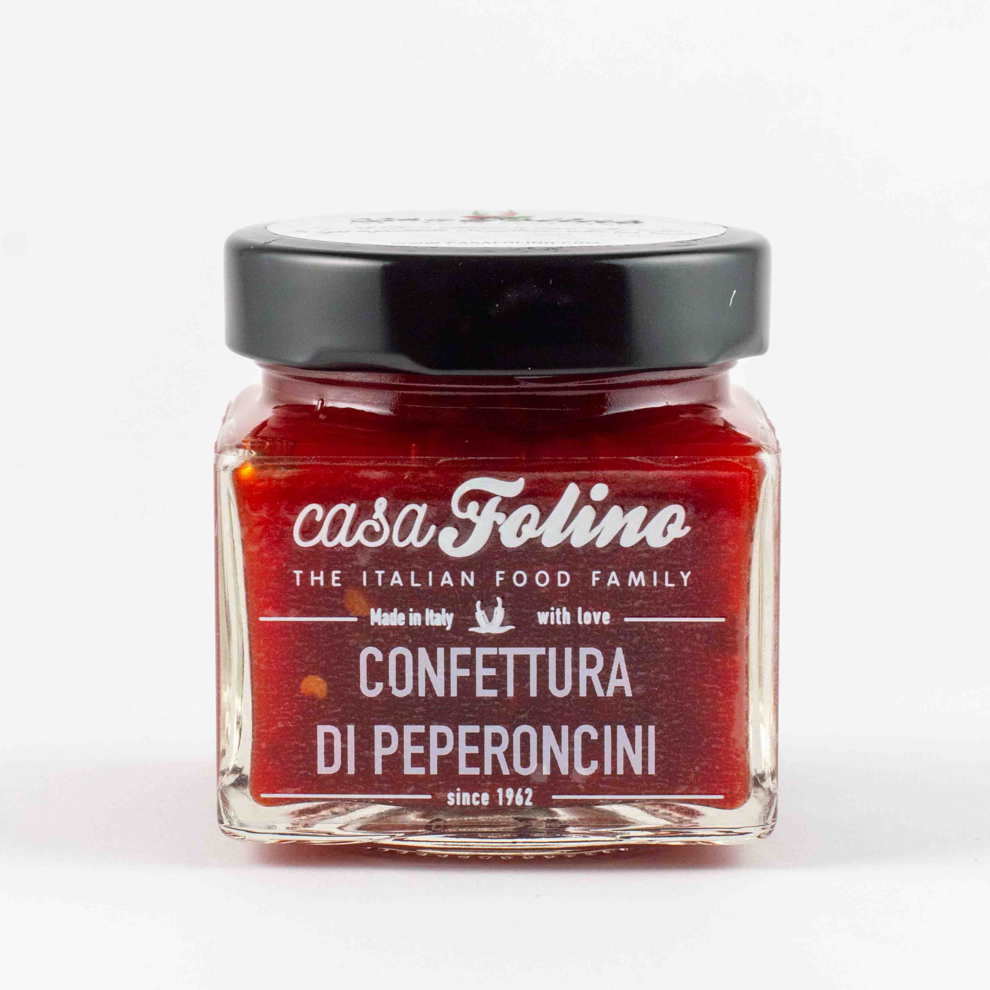 Confettura Calabrese di Peperoncini 250 GR - Casafolino.com