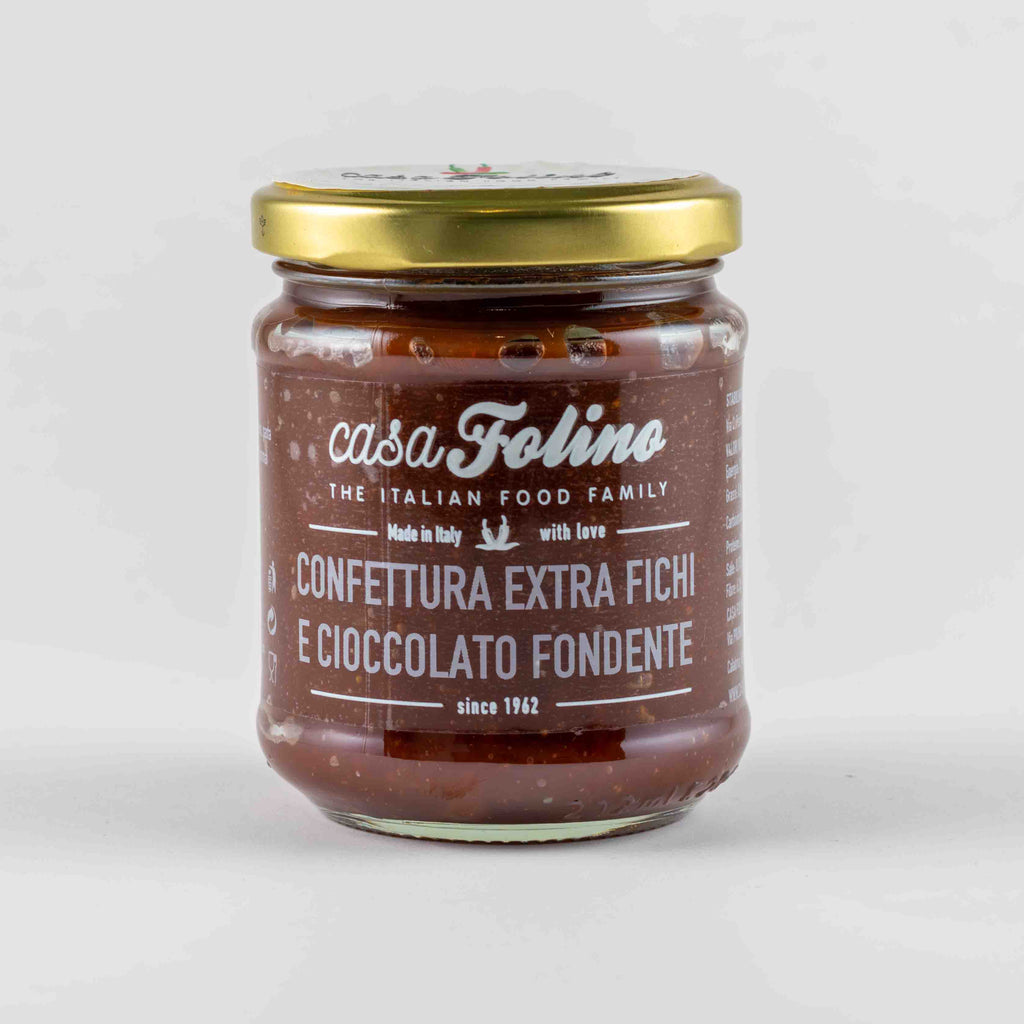 Confettura Extra di Fichi e Cioccolato Fondente240 gr - Casafolino.com