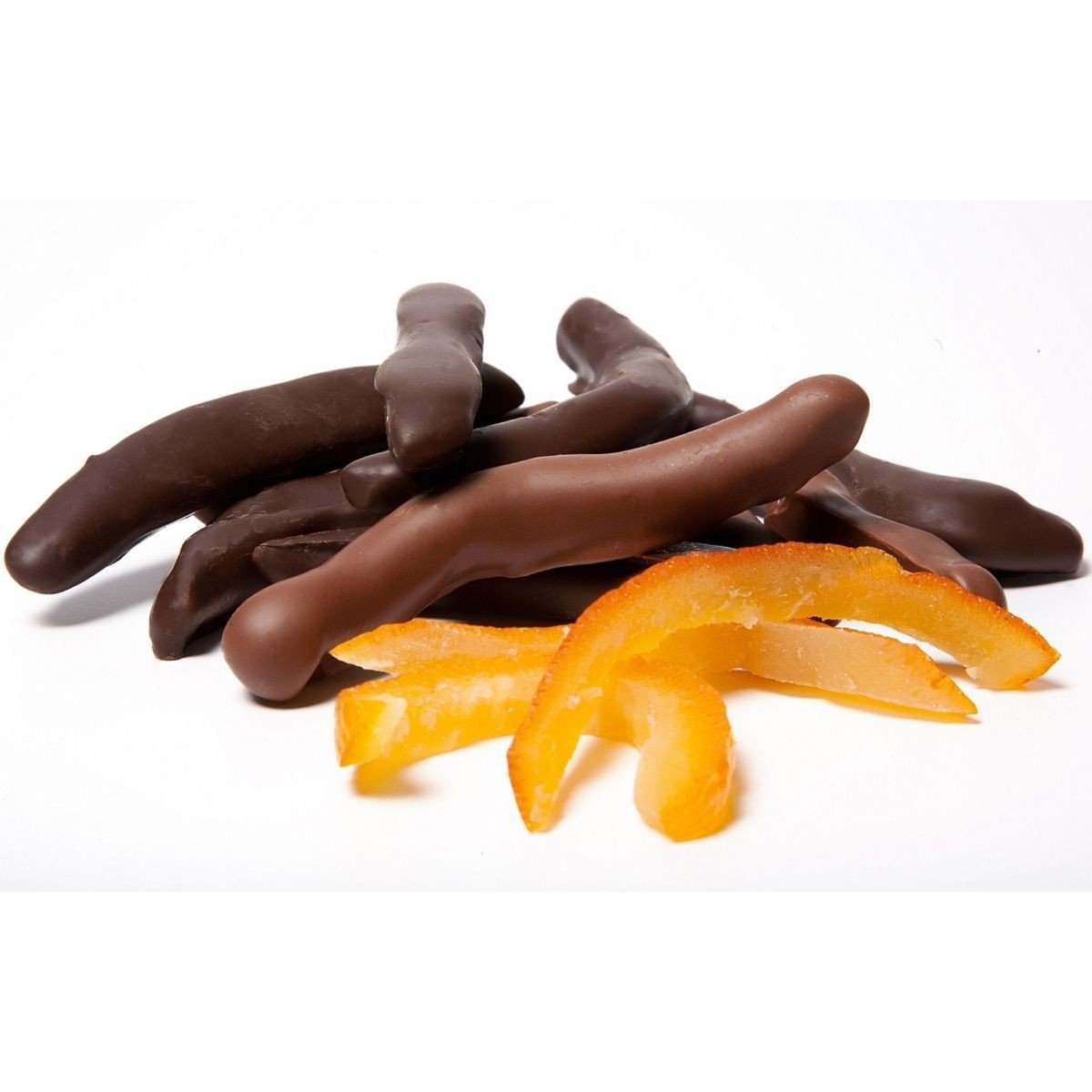 Filetti di Arancia ricoperti di Cioccolato 100g - Casafolino.com