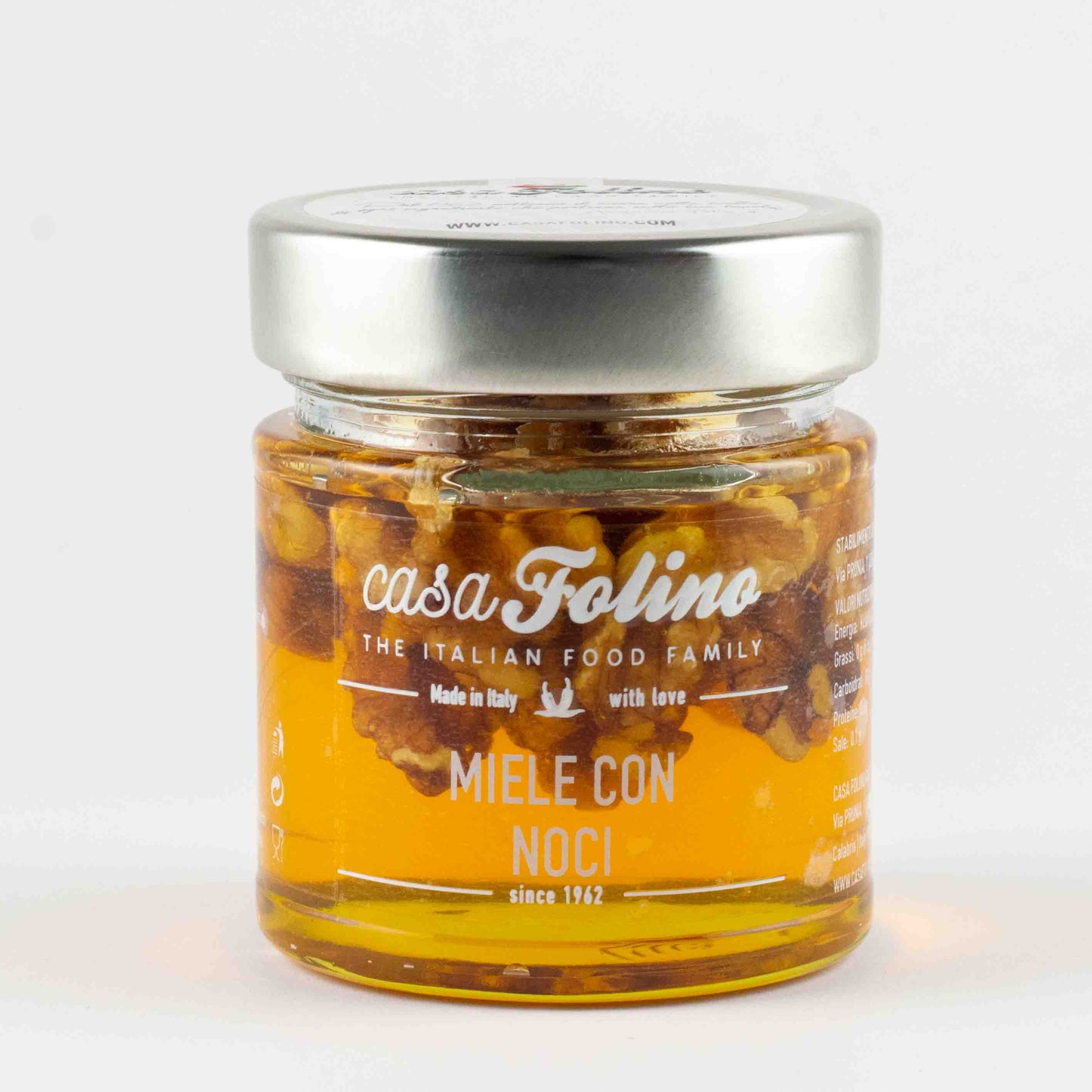 Miele Millefiori con Noci 250gr - Casafolino.com